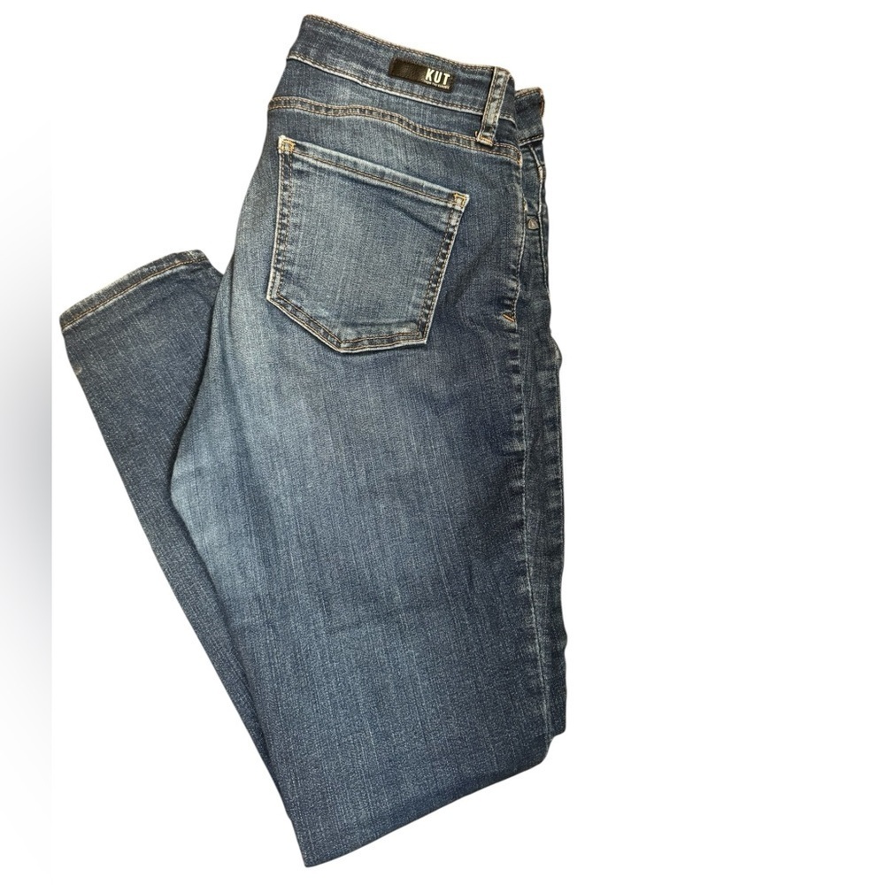 KUT FROM THE CLOTH women's size 8 blue jeans luxury denim EUC - Picture 7 of 14